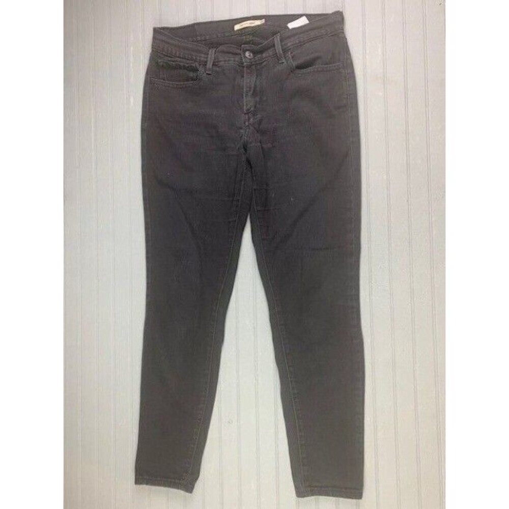 Levi 710 Size 30 Womens Jeans Super Skinny Mid Rise Stretch Black